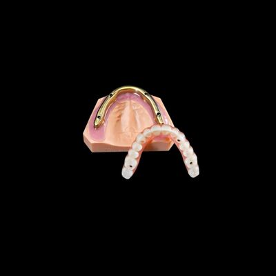 comprar Ponte de zircônio dental personalizável sobre barra de implante moída Alta precisão online manufacture