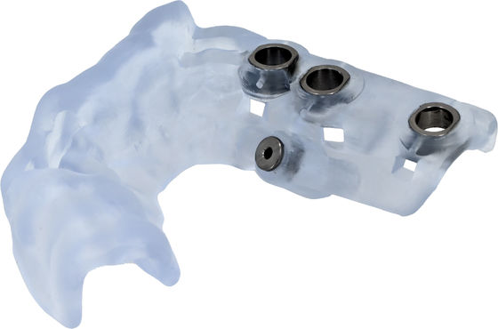 Guia de cirurgia de implantes impresso Guia de cirurgia dentária profissional
