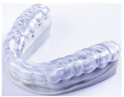 Proteção oclusal transparente Aparelho duro Proteção noturna dura para ranger os dentes